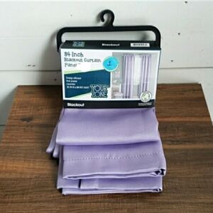 Lavender Blackout Energy Efficient Curtain 30" X 84" -  1 PANEL ONLY